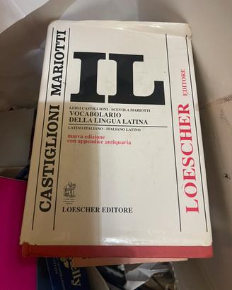 Libri vocabolario lingua Latina