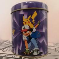 Pokémon Barattolo Latta Ash Pikachu. 2001 Nintendo