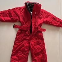 Tuta da Neve Napapijri Rossa Bambino 6 Anni nuova