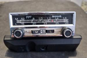 Autoradio epoca autovox Piper Fiat 500 posacenere