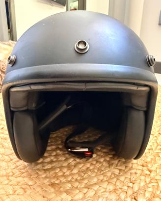 Casco Dmd jet Vintage Matt Black taglia L