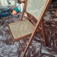 sedie pieghevoli legno