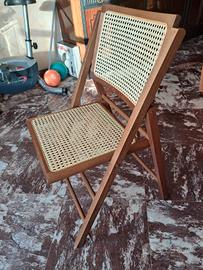 sedie pieghevoli legno