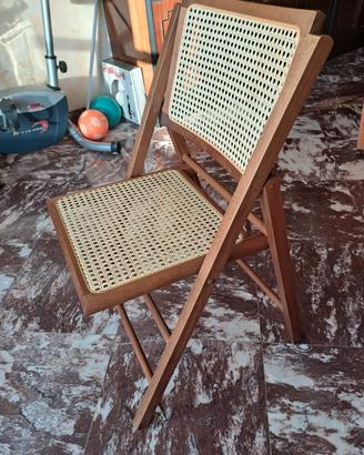 sedie pieghevoli legno