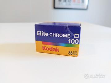 Kodak 100 Elite Chrome 35mm Analogica Rullino Diap
