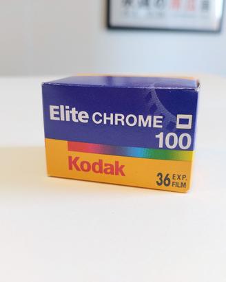 Kodak 100 Elite Chrome 35mm Analogica Rullino Diap