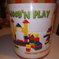 Blocchi costruzione in legno 