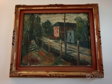Quadro olio su tavola