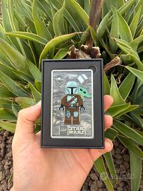LEGO StarWars The Mandalorian Grogu Metal Postcard