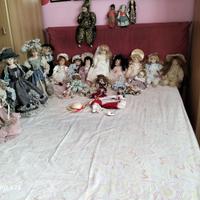 Lotto bambole vintage varia grandezza OSTIA