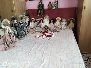 Lotto bambole vintage varia grandezza OSTIA