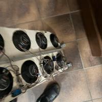 case due subwoofer e amplificatore 4 canali