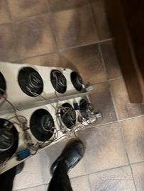 case due subwoofer e amplificatore 4 canali