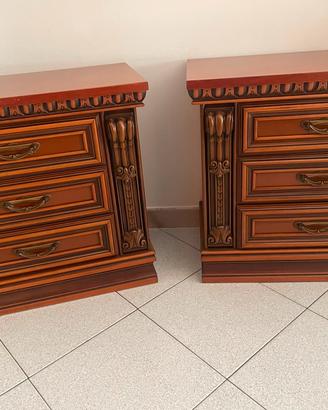 coppia comodini modernariato
