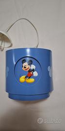 Lampadario Mickey Mouse a doppio paralume 