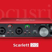 Focusrite 2i2 Scarlett Third generation audio usb
