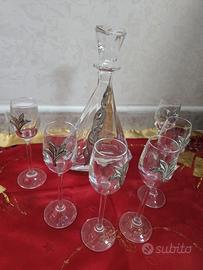 Bottiglia Bicchieri Argento 92.5%