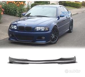 SPOILER LIP BMW E46 98-07 LOOK M3 NERO OPACO