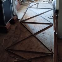 porta in ferro tre ante per magazzino