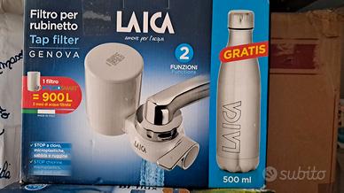 Filtro per rubinetto e 6 cartucce di ricambio