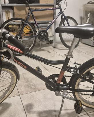 Bici trekking RIVERSIDE 500 20 pollici nera