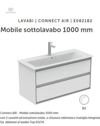 LAVABO MOBILE SOTTO LAVABO E COLONNA IDEAL STANDAR