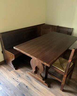 Tavolo Fratino ALLUNGABILE in legno massello + 3 s