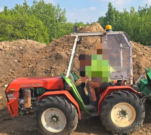 Trattore agr 30cv Goldoni 932 RS/Dt fresa rimorch 