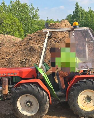 Trattore agr 30cv Goldoni 932 RS/Dt fresa rimorch 