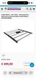 LUMii Black 720w Grow led