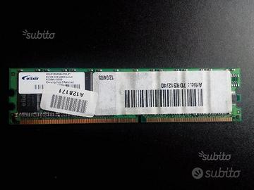 Ram 512 MB Elixir DDR400