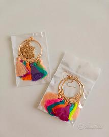 set orecchini e collana stile Boho