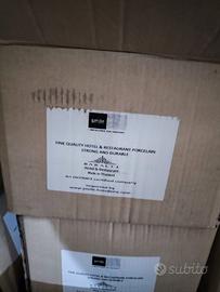 Set piatti porcellana casa/ristorante/hotel 28cm