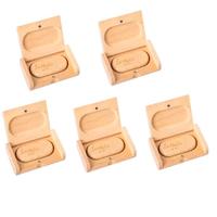 Promo 5 usb 64gb in legno chiusura magnetica