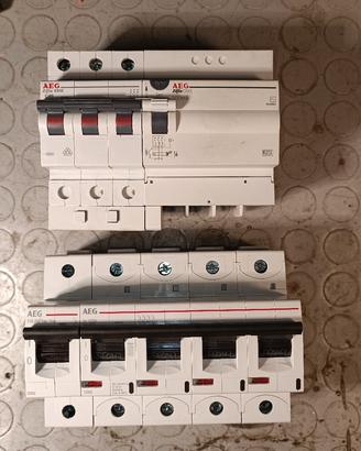 materiale elettrico interruttori automatici AEG