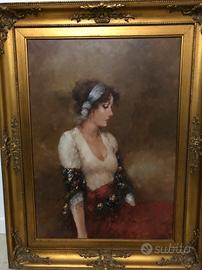 Quadro a firma Lucia Sarto |Modella | 50x70