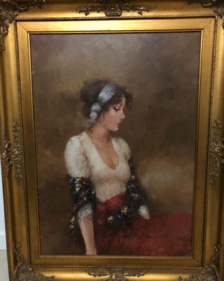 Quadro a firma Lucia Sarto |Modella | 50x70