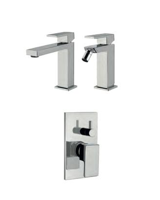 Set miscelatori lavabo bidet e doccia Kellertaps