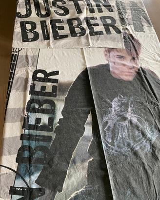 Copripiumino + federa letto singolo Justin Bieber.