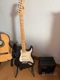 Chitarra Elettrica Esthon Nera