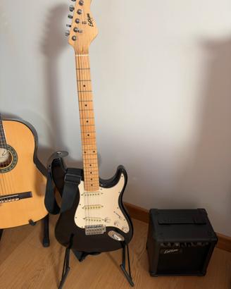 Chitarra Elettrica Esthon Nera