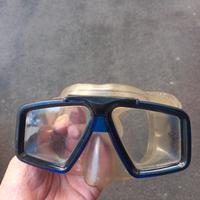 maschera da sub blu