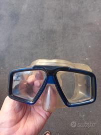 maschera da sub blu