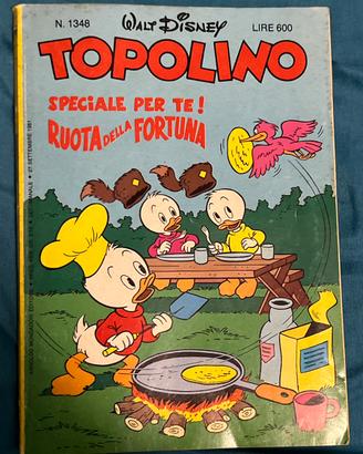 Fumetto topolino del 1981 n.1348