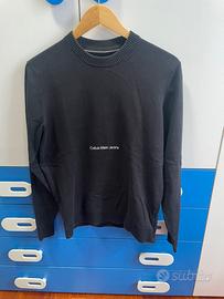 Maglione pullover nero Calvin Klein