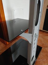 Supporto per tv da pavimento con rotelle