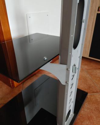 Supporto per tv da pavimento con rotelle