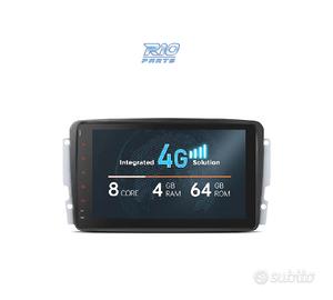 RADIO GPS ANDROID 13 PER MERCEDES CLASSE A C CLK G