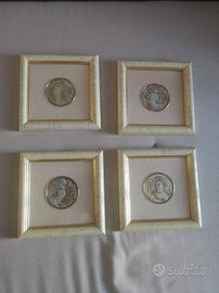 quadri Mida Argenti rappresentanti le quattro stag