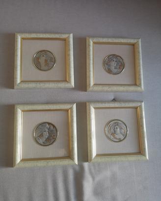 quadri Mida Argenti rappresentanti le quattro stag